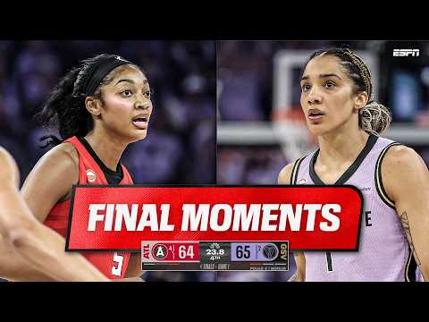 GAME 1 DOWN TO THE WIRE 🔥 Atlanta Dream vs. Golden State Valkyries final moments 🍿 | WNBA on ESPN