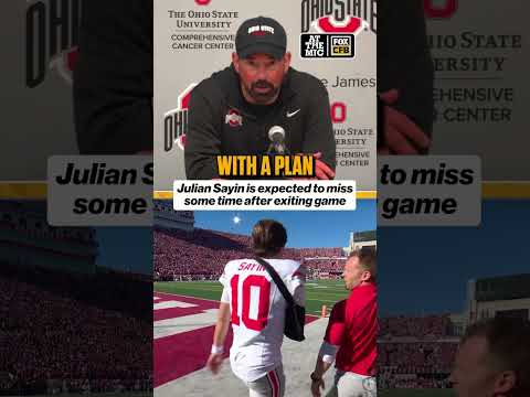 Ryan Day provides an update on Julian Sayin and Ohio State’s outlook after today’s game #juliansayin