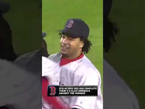 On this date in 2004, the Red Sox complete the first and only 3-0 comeback in MLB Postseason history