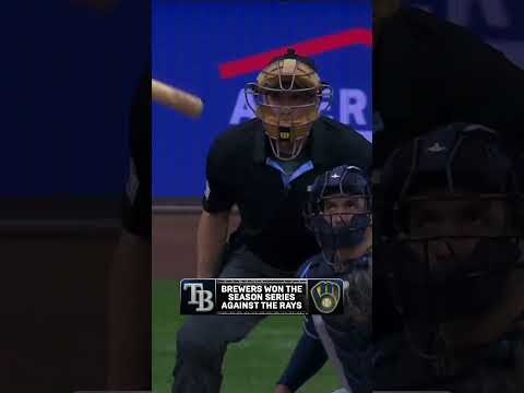 The Brewers took two out of three games against the Rays earlier this season #MLB #Baseball