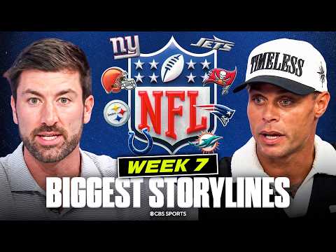 Breaking down EVERY major storyline heading into NFL Week 7 ✅ | Jets, Steelers, Browns, Patriots