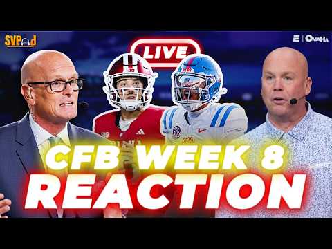 CFB Week 8 REACTION! SVP & Stanford Steve recap Texas-Ole Miss, Indiana-Michigan & more | SVPod