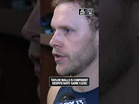 Taylor Walls isn’t letting the loss affect his confidence #rays #worldseries #mlb #baseball