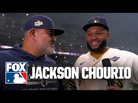 Brewers’ Jackson Chourio on Key Insurance RBI, William Contreras’ World Series Game 1 Performance
