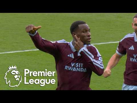 Nicolas Jackson blasts Aston Villa in front of Manchester City | Premier League