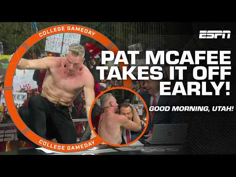 Pat McAfee opens GameDay at Utah the way ONLY Pat McAfee can! 🗣️ | College GameDay