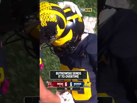 A clutch field goal for Michigan #Wolverines #cfbonfox