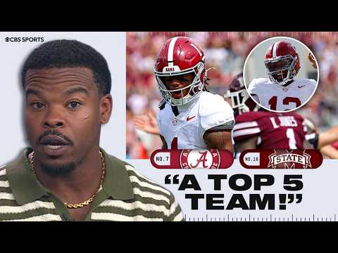 No. 7 Alabama DOMINATES No. 16 Mississippi State, is Keelon Russell a Heisman frontrunner? 👀