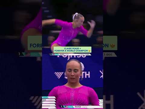 Claire Pease 🤝 World Champion