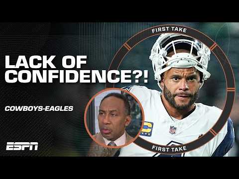 Stephen A. sees a ‘LACK OF CONFIDENCE’ in Dak Prescott?! 👀 | First Take