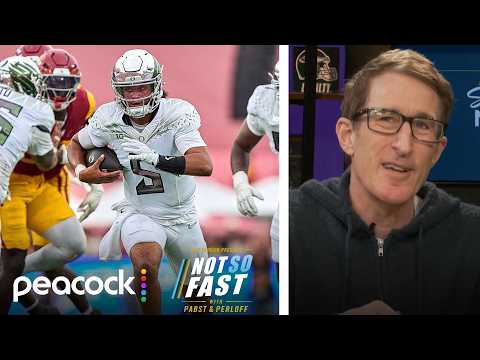 Is the discourse on Dante Moore’s decision to forgo NFL draft ‘overblown’? | Not So Fast