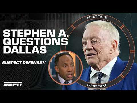 Stephen A. wonders if the Cowboys’ defense can GET AVERAGE 😳 | First Take