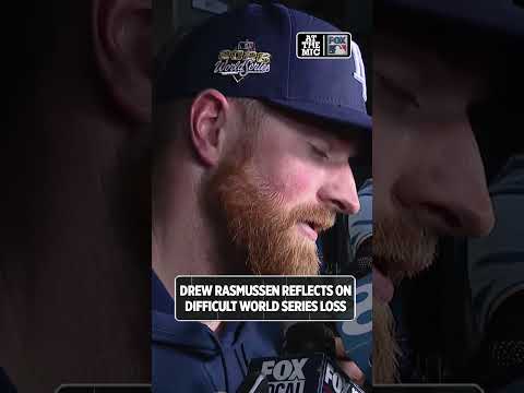 Drew Rasmussen on a difficult World Series loss to the Brewers #MLB #rays #worldsesries #baseball