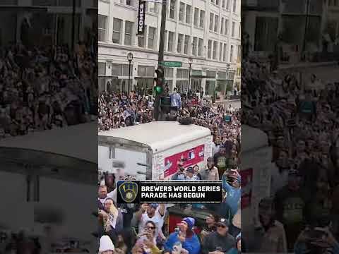 The World Series Parade is underway in Milwaukee (via WITI)