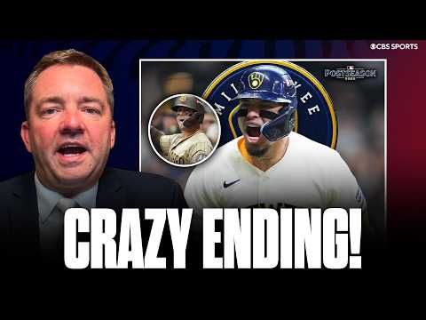 Brewers survive Padres after controversial ending, take 1-0 series lead | 2026 MLB Playoffs
