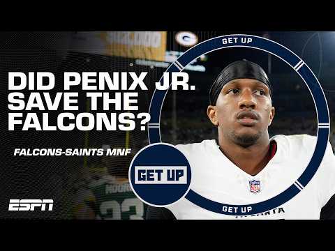 Did Michael Penix Jr. SAVE THE FALCONS?! 😱 | Get Up