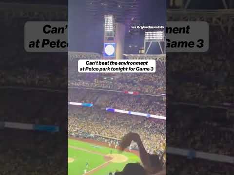 Padres fans hoping to be back again tomorrow night 👏 #Padres #MLB #NLDS