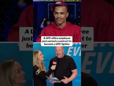 From stocking Dana White’s fridge to now fighting in the UFC ❤️