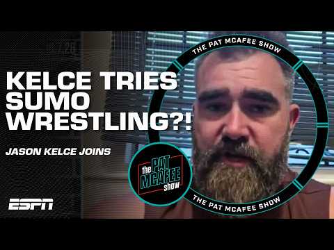 Jason Kelce tries RUGBY and SUMO WRESTLING?! 😂 | The Pat McAfee Show