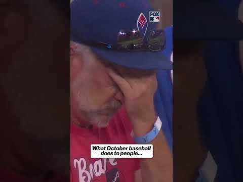 Nothing more stressful than watching your team in postseason baseball ⚾️ #atlbraves #ladodgers #mlb