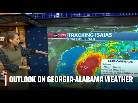 Ginger Zee breaks down the hurricane forecast ahead of Georgia vs. Alabama 🌧️🏈 | Get Up