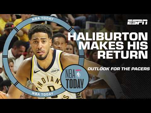 Takeaways from Tyrese Haliburton’s return from torn right Achilles 👀 | NBA Today