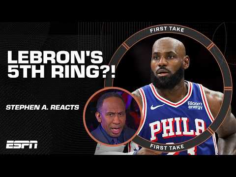 ‘LEBRON JAMES IS GOING TO WIN A 5TH NBA CHAMPIONSHIP!’ 💍 Stephen A. | First Take