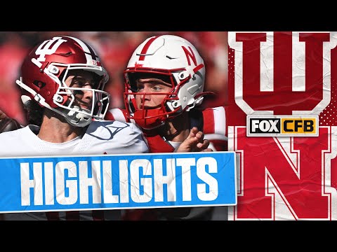 No. 7 Indiana Hoosiers vs Nebraska Cornhuskers Highlights 🏈 FOX College Football