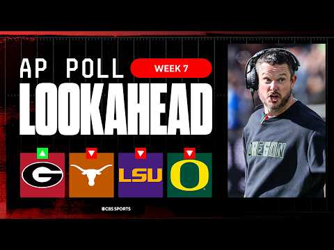 College Football Week 7 AP Top 25 LOOK AHEAD: Oregon, Texas, LSU fall | Georgia new No. 1?