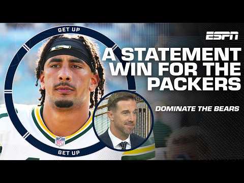 ‘The statement of the day!’ 👏 – Alex Smith PRAISES Packers for DOMINANT win over Bears | Get Up