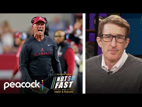 Kalen DeBoer ‘lost his mind’ on Dijon Lee during Alabama-Georgia game | Not So Fast | NBC Sports
