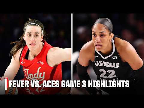 GAME 3 😤 Indiana Fever vs. Las Vegas Aces | Full Game Highlights | WNBA on ESPN