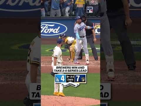 Brewers take the series lead! #brewers #mlb