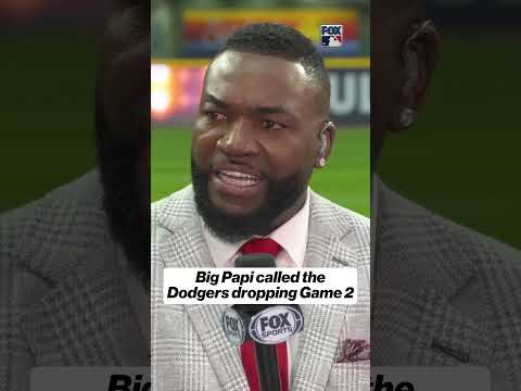Big Papi called it 👀 #MLB #Dodgers #brewers #baseball