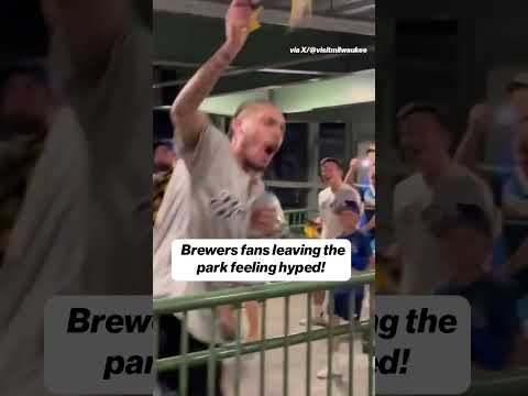 Always nice to leave the ballpark with a 2-0 series lead #Brewers #MLB #Baseball