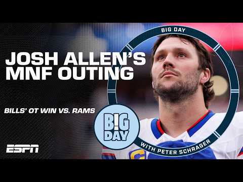 Josh Allen took it to ANOTHER LEVEL in the Bills’ win on Monday Night Football! 📈 | Big Day